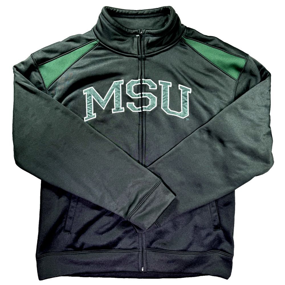 Michigan State Spartans Jacket Mens Medium Campus Drive‎ Football NCAA MSU Logo